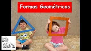 Formas Geometricas  Aula Criativa  Eduação Infantil [upl. by Llerdnam124]