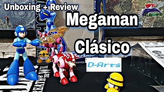 Megaman Clásico DArts Unboxing  Review en Español Latino [upl. by Scuram]