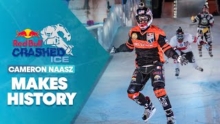 Cameron Naasz Makes History In Canada  Mens Final  Red Bull Crashed Ice 2017 [upl. by Arhsub]