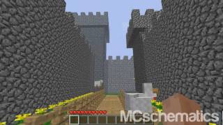 Minecraft Schematic  Huge Castle [upl. by Downey]