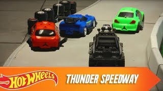 Custom Motors Cup Race 1 Thunder Speedway  HotWheels [upl. by Telford54]