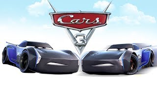 Cars 3 Movie English Game Jackson Storm vs Jackson Storm [upl. by Atinihs685]