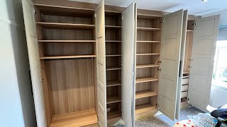 IKEA PAX HACK  fully fitted wardrobes [upl. by Zenas]