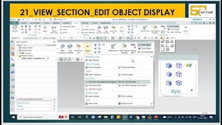 21VIEW SECTION EDIT OBJECT DISPLAY [upl. by Niccolo]