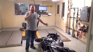 Lowered ZX14R Adjustable Kickstand Fail [upl. by Aric]