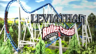 Arrow Custom Looping Coaster  LEVIATHAN  Roller Coaster Tycoon 3 [upl. by Wootan]