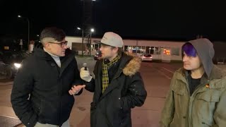 Bustour Martin Sellner Augsburg Interview 011224 [upl. by Adnoloy363]