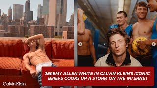 jeremy allen white calvin klein Cooks Up A Storm On The Internet [upl. by Kahlil]