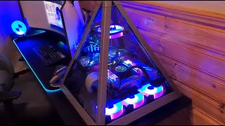 10400 Fancy AZZA Pyramid 804  Showroom ATX cases Prime X299 Edition 30 i9 96GB RAM NZXT Z73 [upl. by Eizzo395]