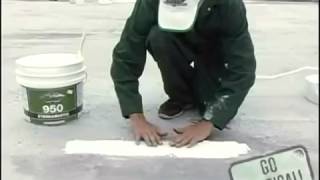 How To Apply White Patching Compound  Fluid Applied Roof Restoration [upl. by Lindeberg]