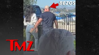 Jeff Bezos Slaps GF Lauren Sanchezs Butt At Lunch  TMZ [upl. by Robaina]