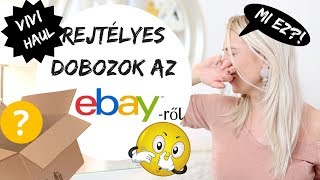 TITKOS  REJTĂ‰LYES  DOBOZOK AZ EBAYRĹL I SAJĂT TITKOS DOBOZ NYEREMĂ‰NYJĂTĂ‰K I ALEXY VIVI [upl. by Morgana326]