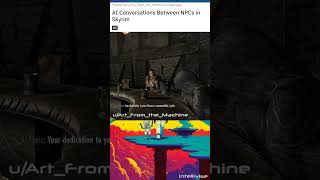 AI Talks in Skyrim Unveiling AI Dialogues  Mantella Mod ai skyrim [upl. by Ahseital]