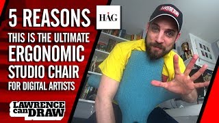 The best ergonomic chair for digital artists HÅG Capisco review [upl. by Norby336]