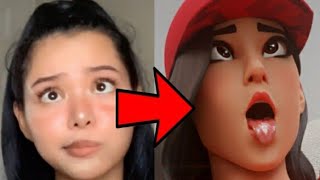 Fortnite X Tiktok  Fortnite skins sing TikTok song Bella Poarch X Fortnite [upl. by Chandler]