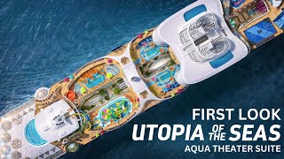 FIRST LOOK  Utopia of the seas Aqua Theater 2 Bedroom Suite [upl. by Yle]