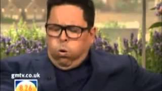 Dom Joly faints on GMTV [upl. by Quirk475]