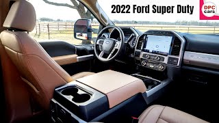 2022 Ford Super Duty F250 Lariat Tremor and F350 Limited Interior [upl. by Lebatsirhc]