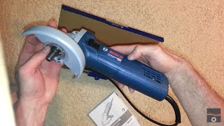 Bosch professional GWS 9125 S  Unboxing new angle grinder [upl. by Ika]