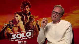 Paul Bettany talks Dryden Vos in Solo A Star Wars Story [upl. by Darlleen]