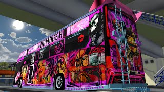 BUS INDONESIA KENYAN MATATU LIVERY  DAMAGER [upl. by Ivens]