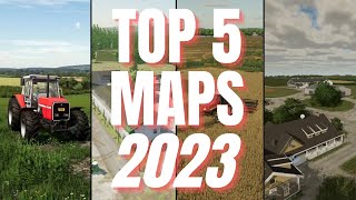 TOP 5 BEST MAPS OF 2023 FOR CONSOLE  Farming Simulator 22 [upl. by Sandro]