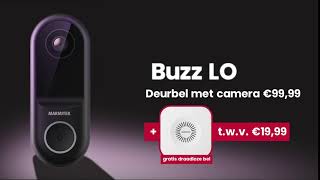 Deurbel met camera  GRATIS draadloze bel  Buzz LO  GRATIS Bell ME  Marmitek [upl. by Eward]