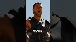 “Are You Not Entertained”  Gladiator 2000 shorts gladiator movieclips [upl. by Neeka558]