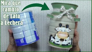 Decora y Organiza tu COCINA con TARROS DE LECHE Vacíos Fácil Rápido y Económica Idea [upl. by Timothy]