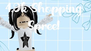 49k roblox shopping spree Tysm mom and dad [upl. by Trillbee]