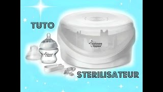 stérilisateur micro onde marque tommee tippee [upl. by Brandais]