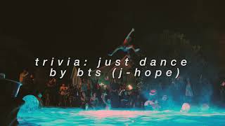 quottrivia just dancequot  bts jhope but youre at a pool party [upl. by Ku]