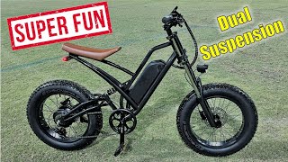 Youken Ebike  Dual Suspension 48V 750W  20in Fat Tire  Youken YCUM01 [upl. by Arytahs226]