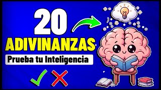 ¡20 ADIVINANZAS IMPOSIBLES 🤯🔍 ¿Puedes Resolverlas [upl. by Skye]