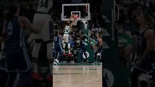 Giannis Throws AlleyOop To Himself  Shorts [upl. by Koo241]