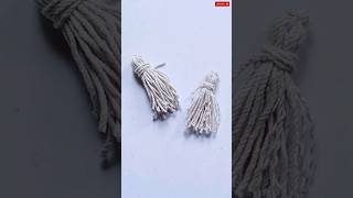 DIY Tassel Making  How to make tassels at home  Crochet Tassel  Woolen Tassel shorts viral diy [upl. by Fennie171]