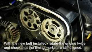 Astra Turbo z20let Timing Belt Install  Part 2 of 2 [upl. by Yenaffit]