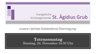 Gottesdienst am Totensonntag [upl. by Louanna894]