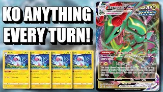 Rayquaza VMAX is Crazy GOOD when it sets up [upl. by Neehsar117]