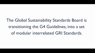 GRI Standards Have your say [upl. by Eetnahc]