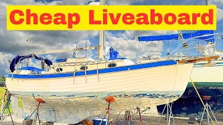 LiveAboard SailboatDirt Cheap Trailerable Cruiser 27 NorSea  Harbor Yacht Tours [upl. by Nottage587]