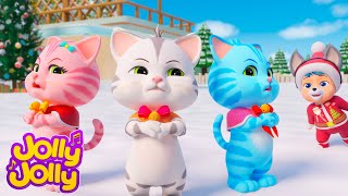 Play Together at Christmas  Three Little Kittens  More  Jolly Jolly Nursery Rhymes [upl. by Ardnuaet]