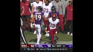 Nelson Agholor catches for a 24yard Gain vs Washington Commanders [upl. by Bartholomew975]