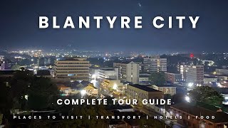 Blantyre City Tour  The commercial capital of Malawi  Night view [upl. by Polik]