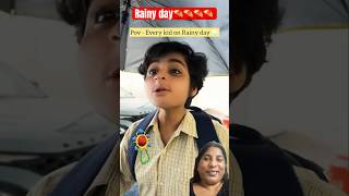 बच्चे और rainy day⛈️⛱️ Raj Grovershortsfeed funnycomedy funny Shorts ￼ [upl. by Octavian]