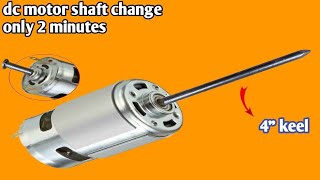 How to change 775 dc motor shaft extra long shaf dc 775 motor [upl. by Tillion]