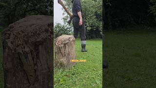 JAK PORĄBAĆ DREWNO BEZ SIEKIERY 🪓 tutorial bushcraft drewno poradnik [upl. by Ydnec906]