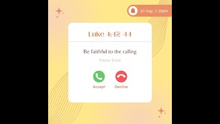 忠于呼召 Be faithful to the calling  Firelight 青年崇拜 [upl. by Beeson]