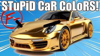 Ranking Every Car Color Paint Color Tier List [upl. by Ahseile]