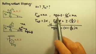 AP Physics 1 Review Rotation 5 Rotational Dynamics 2 Rolling without Slipping [upl. by Coleman]